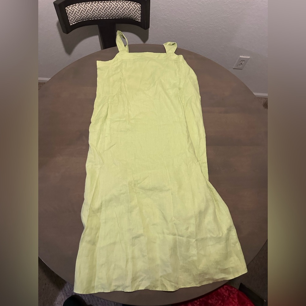 Lime Green Sleeveless Dress